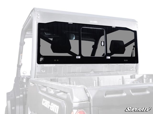 Can-Am Defender HD8 Glass Sliding Rear Windshield
