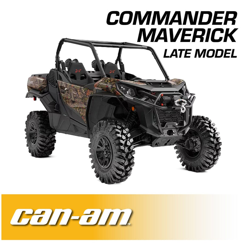Can-Am Commander / Late Model Maverick – Complete Communication Kit with Bluetooth Intercom and 2-Way Radio (Glove Box Mount)