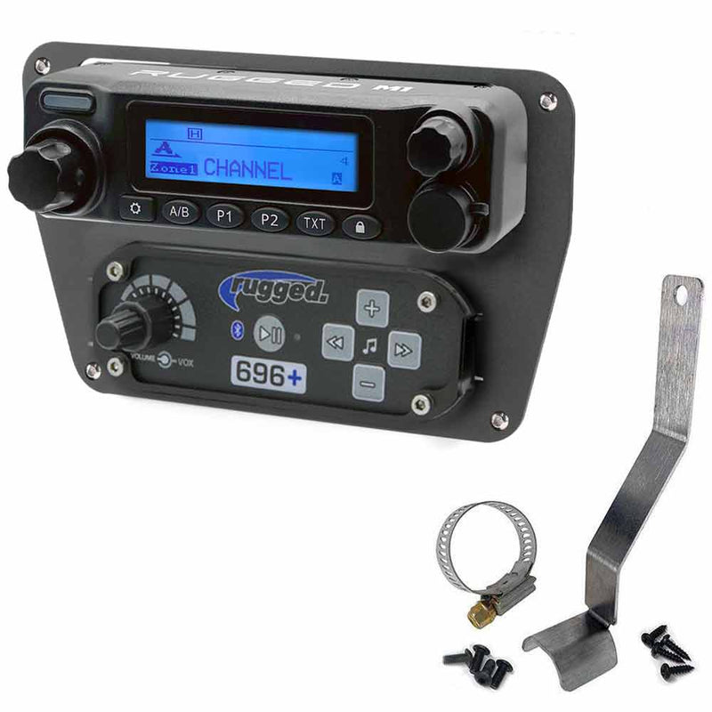 Can-Am Commander / Maverick – Complete Communication Kit with Bluetooth Intercom and 2-Way Radio (Dash Mount)