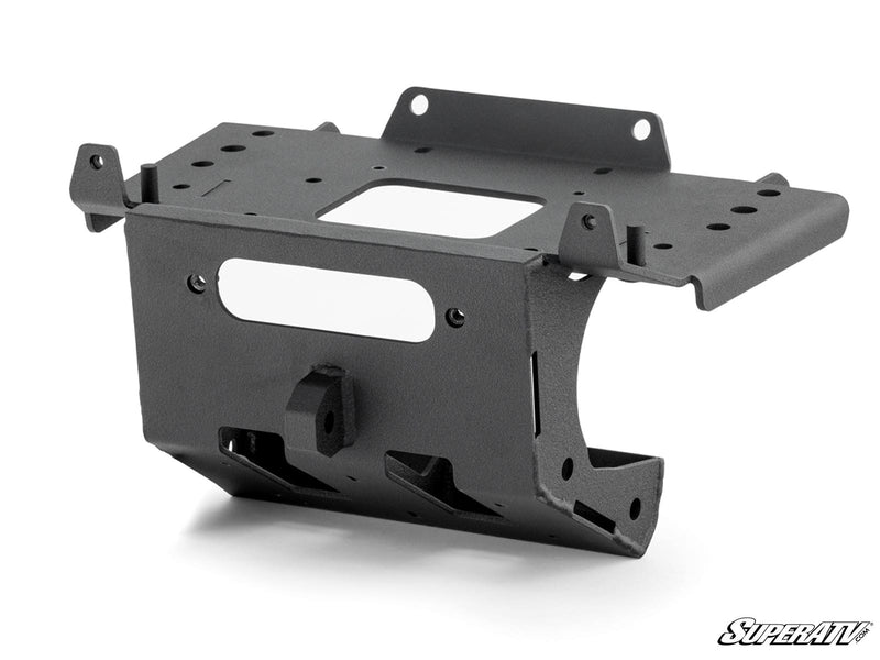 SuperATV Can-Am Maverick R winch mounting plate
