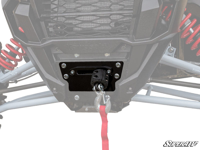 SuperATV Kawasaki Teryx KRX winch mounting plate