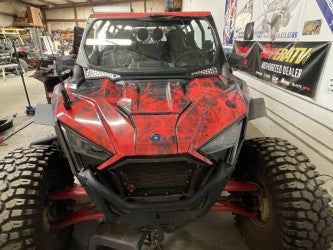 Moto Armor L&W Pro Series 4 Seat Full Glass Windshield
