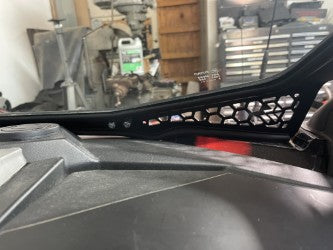 Moto Armor L&W Pro Series 4 Seat Full Glass Windshield