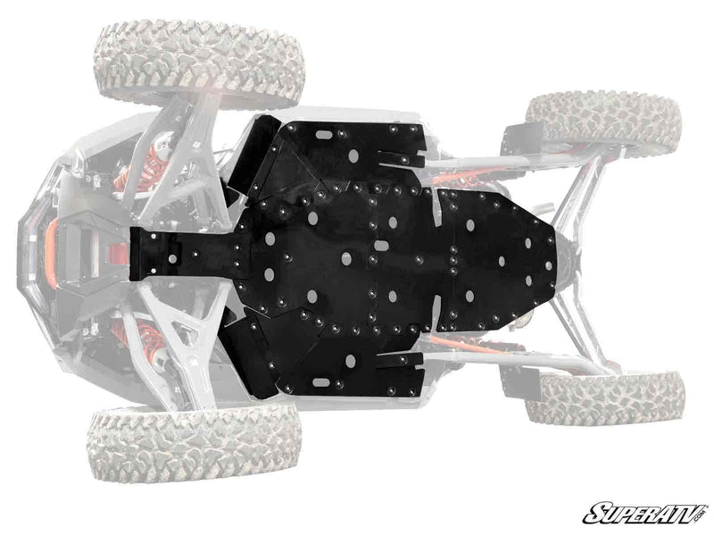 SuperATV Polaris RZR Turbo R Full Skid Plate (2-Seat)