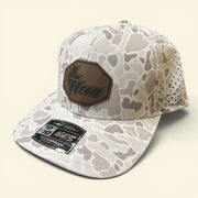L&W Logo Snapback Hat- Leather Patch