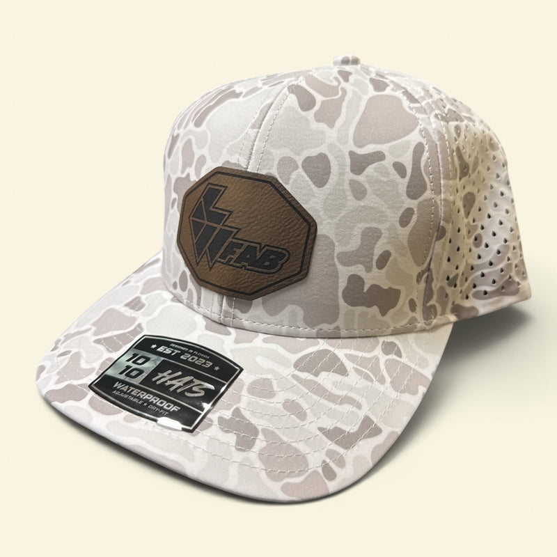 L&W Logo Snapback Hat- Leather Patch