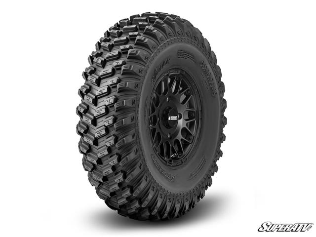 Standard XT Warrior Tires 30x10x15 on 15x7 Assault Industries Hellfire Satin Black Wheels 5/4.5 Pattern